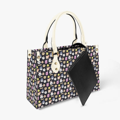 Stray Kids Skzoo Featured Tote Bag with long strap and inner matching black bag - Purse - handbag - clutch - Beyond The Shoppe