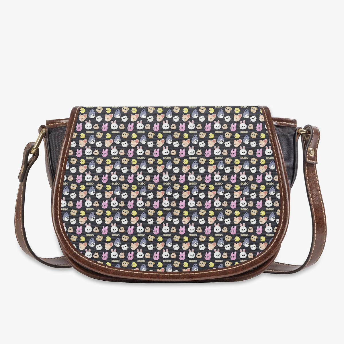 Stray Kids SKZOO Flap Saddle Bag – Perfect Everyday Crossbody Purse - Chic & Cute Bag - Beyond The Shoppe