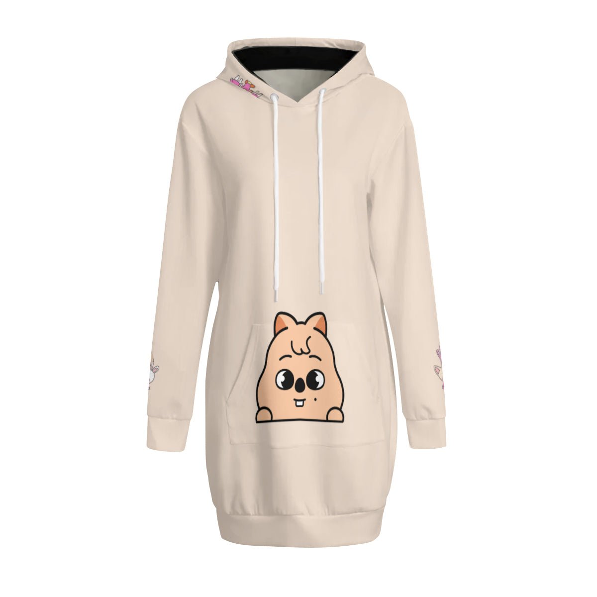 Stray Kids SKZOO Han Quokka Snug Hoodie Oversized - Skzoo Wearable Sleep Blanket Hoodie - Straykids Blanket - Fleece Hoodie - Beyond The Shoppe