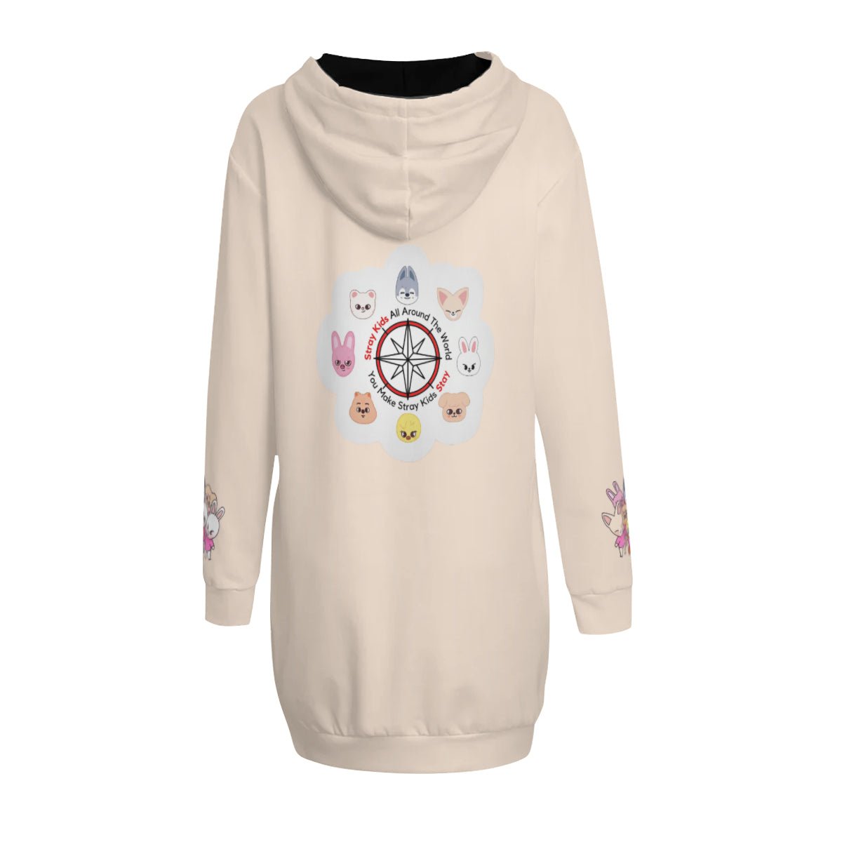 Stray Kids SKZOO Han Quokka Snug Hoodie Oversized - Skzoo Wearable Sleep Blanket Hoodie - Straykids Blanket - Fleece Hoodie - Beyond The Shoppe