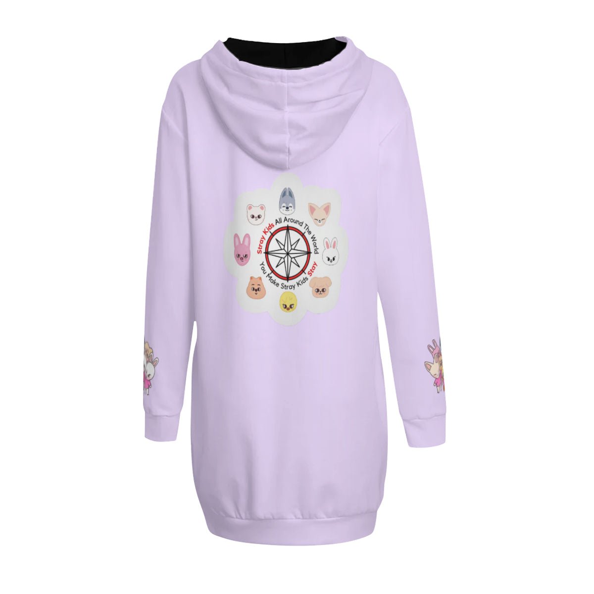 Stray Kids SKZOO Hyunjin Jiniret Snug Hoodie Oversized - Skzoo Wearable Sleep Blanket Hoodie - Straykids Blanket - Fleece Hoodie - Beyond The Shoppe