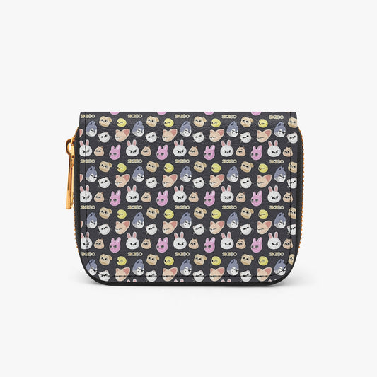 Stray Kids SKZOO pattern Bifold Zipper Wallet K - Pop Merchandise - Great gift! - Beyond The Shoppe