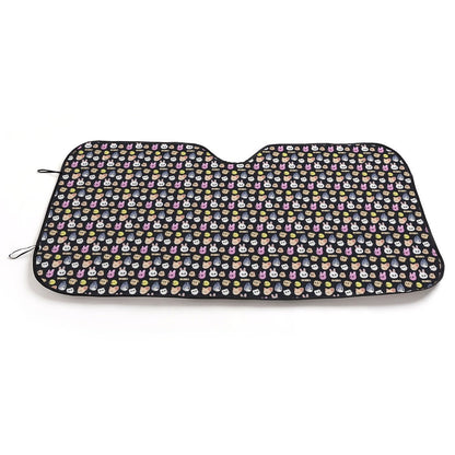 Stray Kids SKZOO Pattern Car Windshield Sun Shade - Straykids Car sun visor - Car sun blocker - Windshield heat shield - Auto sunshade - Beyond The Shoppe