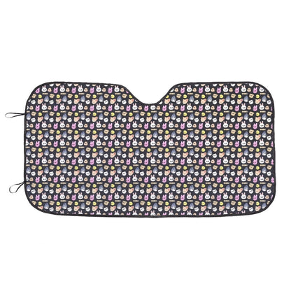 Stray Kids SKZOO Pattern Car Windshield Sun Shade - Straykids Car sun visor - Car sun blocker - Windshield heat shield - Auto sunshade - Beyond The Shoppe