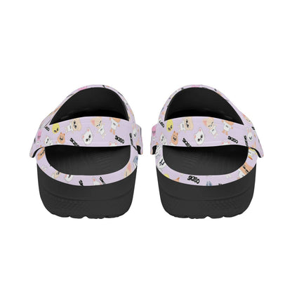 Stray Kids Skzoo Pink Pattern Women & Men Sizes - Unisex Crocs - Clogs - Slip On Shoes - Beyond The Shoppe