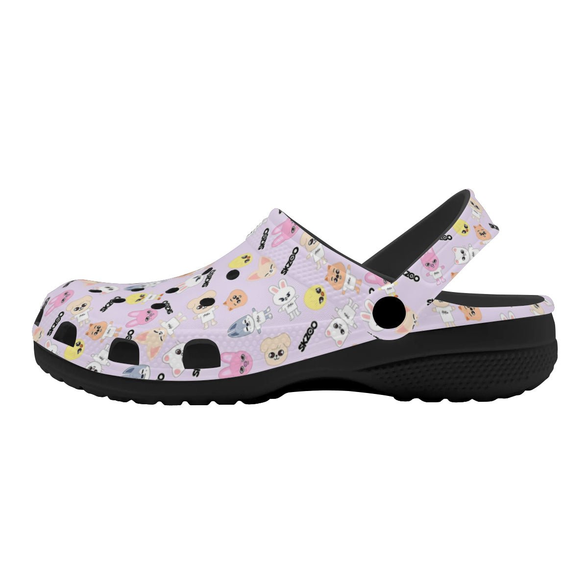 Stray Kids Skzoo Pink Pattern Women & Men Sizes - Unisex Crocs - Clogs - Slip On Shoes - Beyond The Shoppe