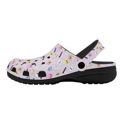 Stray Kids Skzoo Pink Pattern Women & Men Sizes - Unisex Crocs - Clogs - Slip On Shoes - Beyond The Shoppe