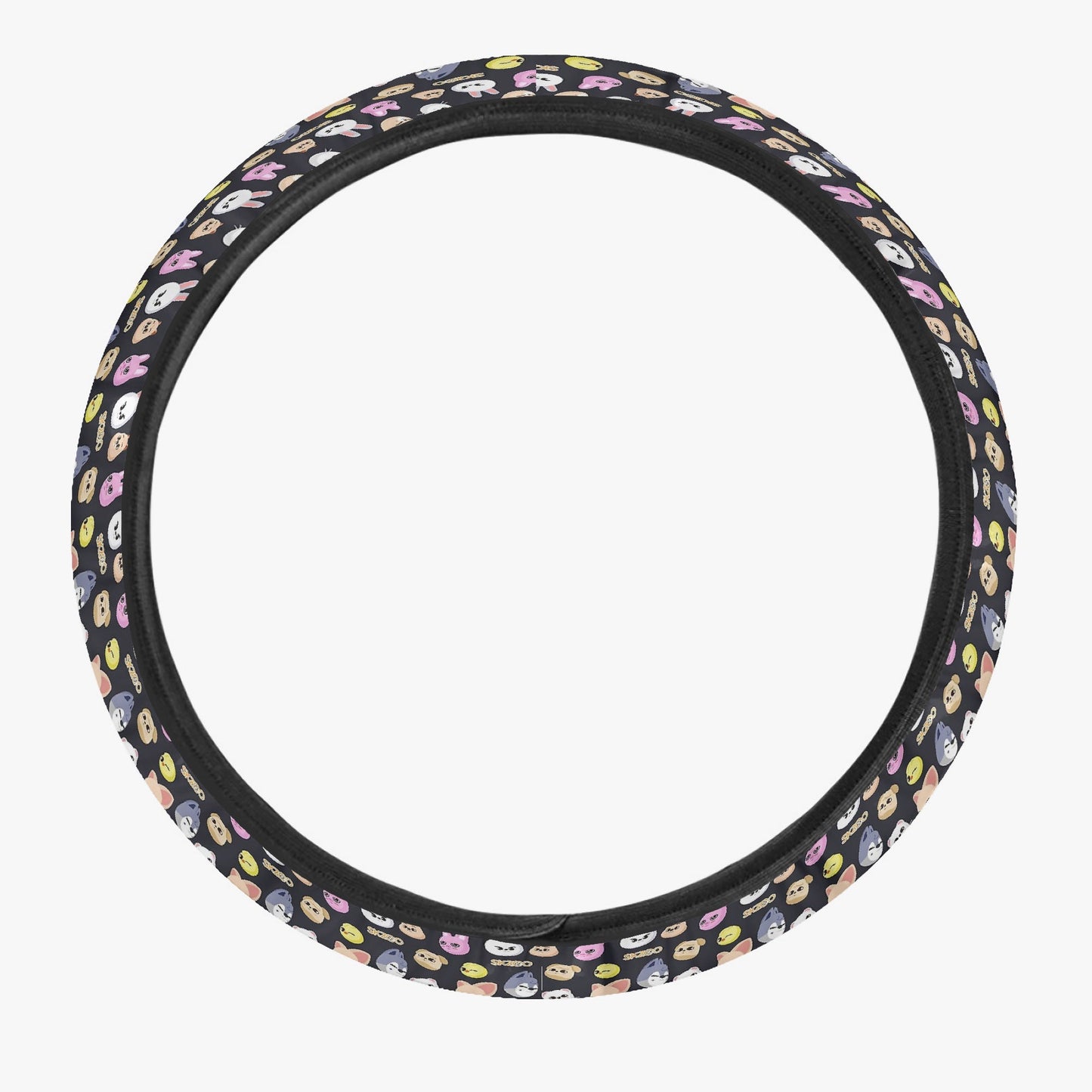 Stray Kids SKZOO Steering Wheel Cover - SKZOO pattern - Great Stray Kids car accessory - gift - car accessories - Beyond The Shoppe