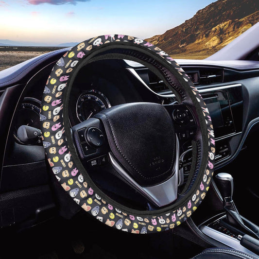 Stray Kids SKZOO Steering Wheel Cover - SKZOO pattern - Great Stray Kids car accessory - gift - car accessories - Beyond The Shoppe