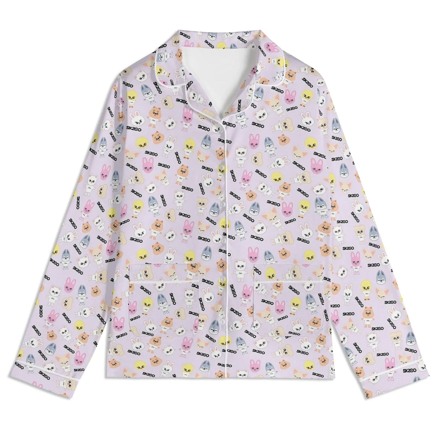 Stray Kids SKZOO Unisex Long Sleeve Adult PJs - Immediate shipping - Size XL - Beyond The Shoppe