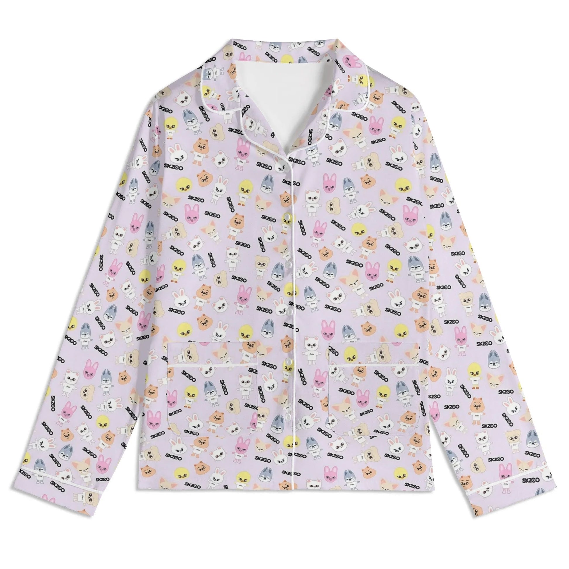 Stray Kids SKZOO Unisex Long Sleeve Adult PJs - Immediate shipping - Size XL - Beyond The Shoppe
