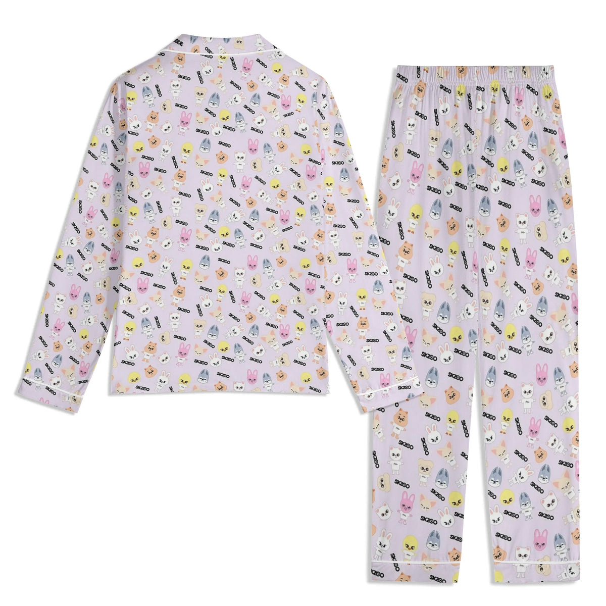 Stray Kids SKZOO Unisex Long Sleeve Adult PJs - Immediate shipping - Size XL - Beyond The Shoppe