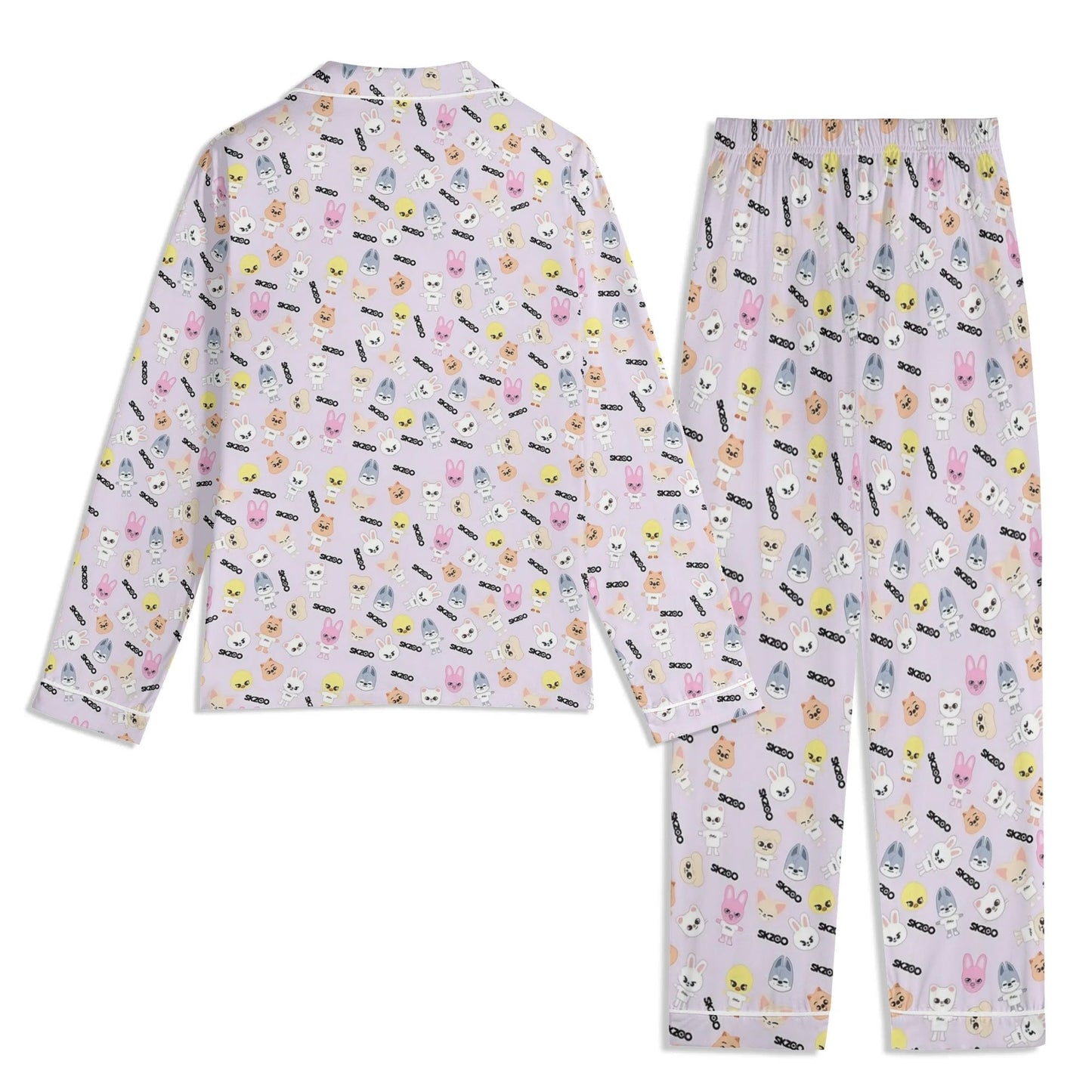 Stray Kids SKZOO Unisex Long Sleeve Adult PJs - Immediate shipping - Size XL - Beyond The Shoppe