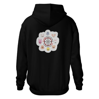 Stray Kids SKZOO You Make Stray Kids Stay Light weight Black Hoodie Sweatshirt with pockets – Fanmade K - pop Apparel - Beyond The Shoppe