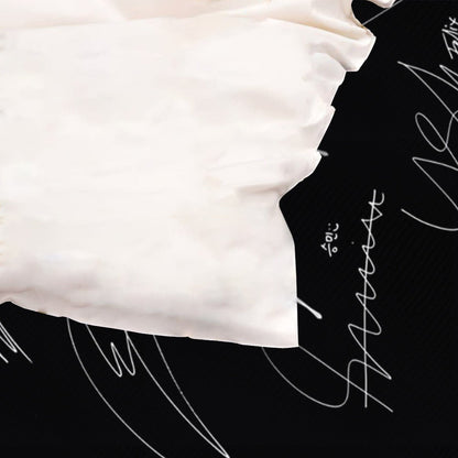 Stray Kids Themed Logo & Signatures Bedding - 3 piece set! Duvet set with 2 pillow cases! - Beyond The Shoppe