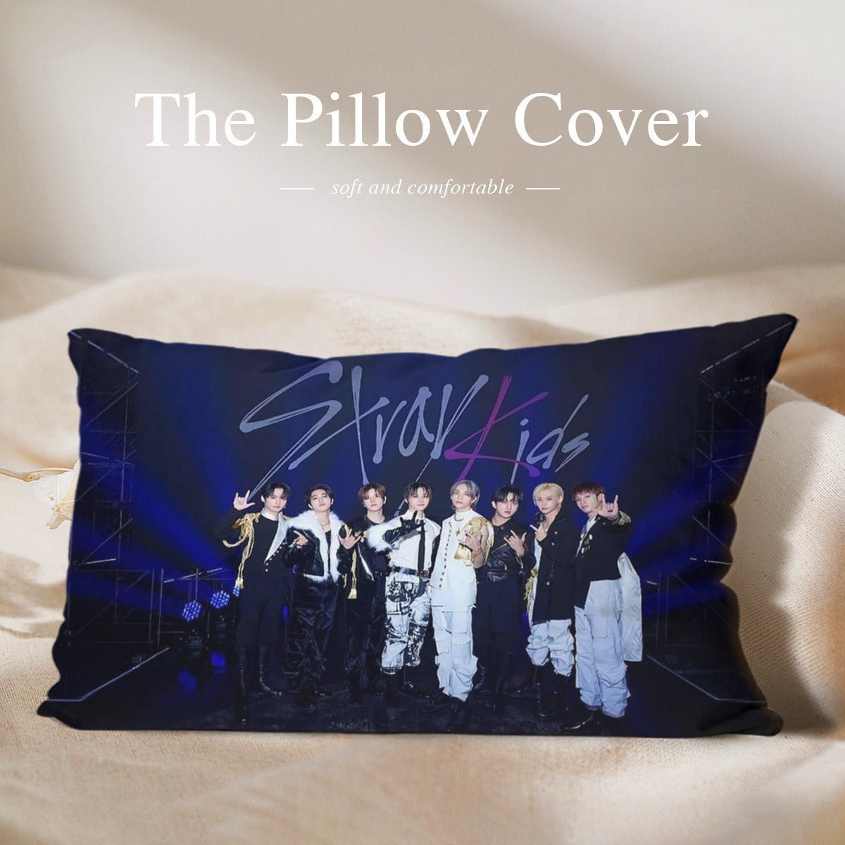 Stray Kids themed Pillow sham - double sided pillow case - Pillowcase! Great KPOP Gift! - Beyond The Shoppe