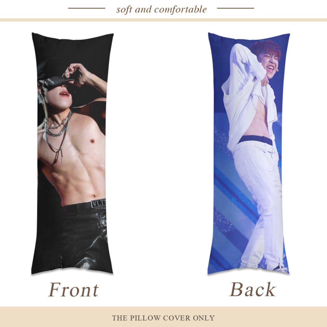 Stray Kids Woojin Full Body Pillow Case - Double Sided Full Body Pillowcases - 3 sizes! - Beyond The Shoppe
