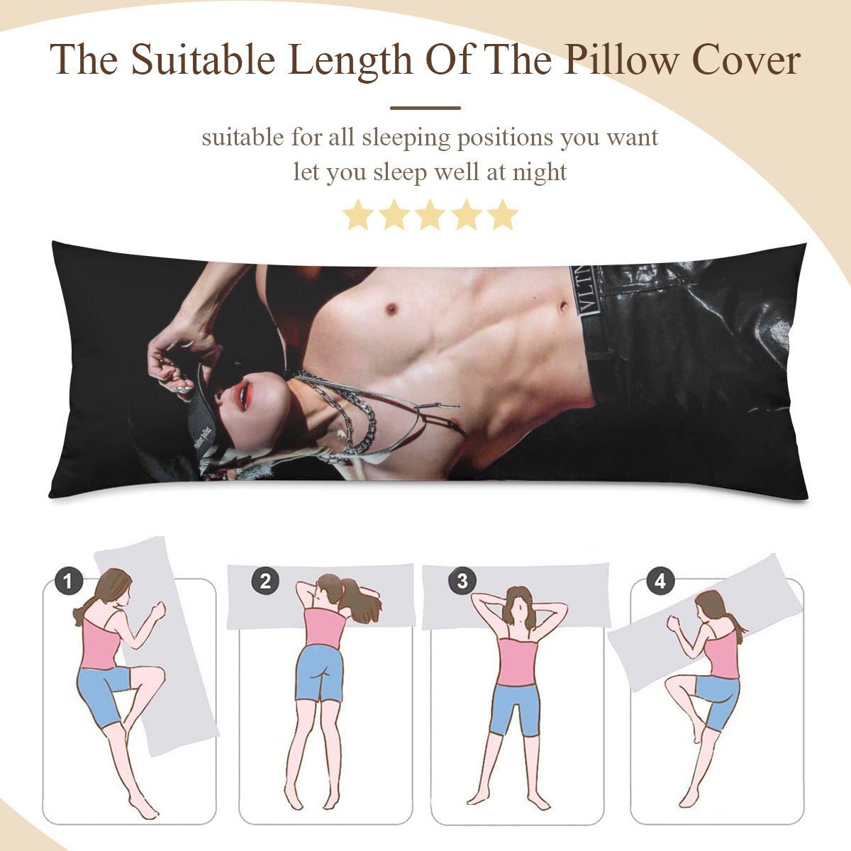 Stray Kids Woojin Full Body Pillow Case - Double Sided Full Body Pillowcases - 3 sizes! - Beyond The Shoppe