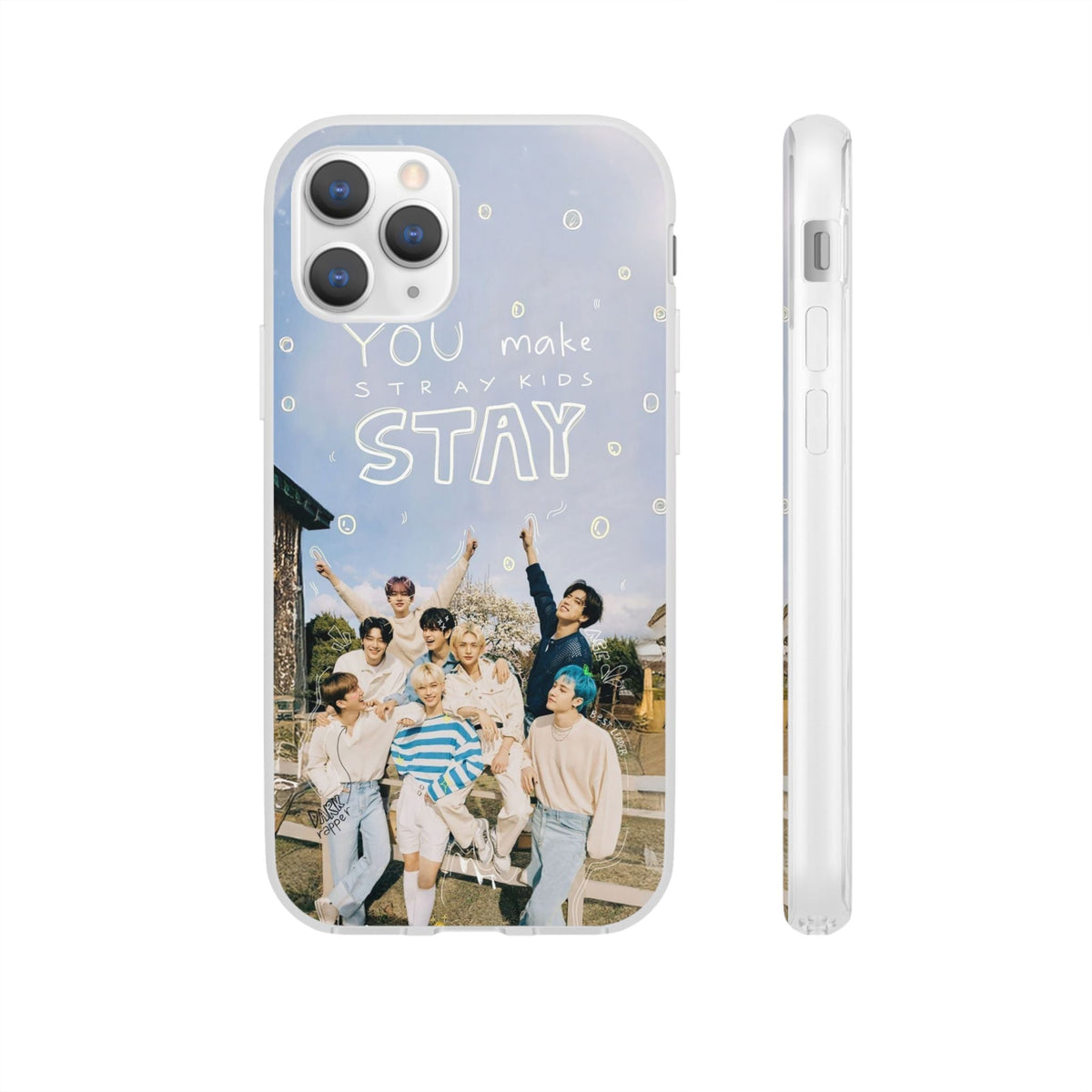 Stray Kids "You make Stray Kids Stay" Cell Phone Case - iPhone, Samsung and Custom Covers - K - Pop Phone Covers, Gifts for Fans, Stylish Cell Phone Accessories - Beyond The Shoppe