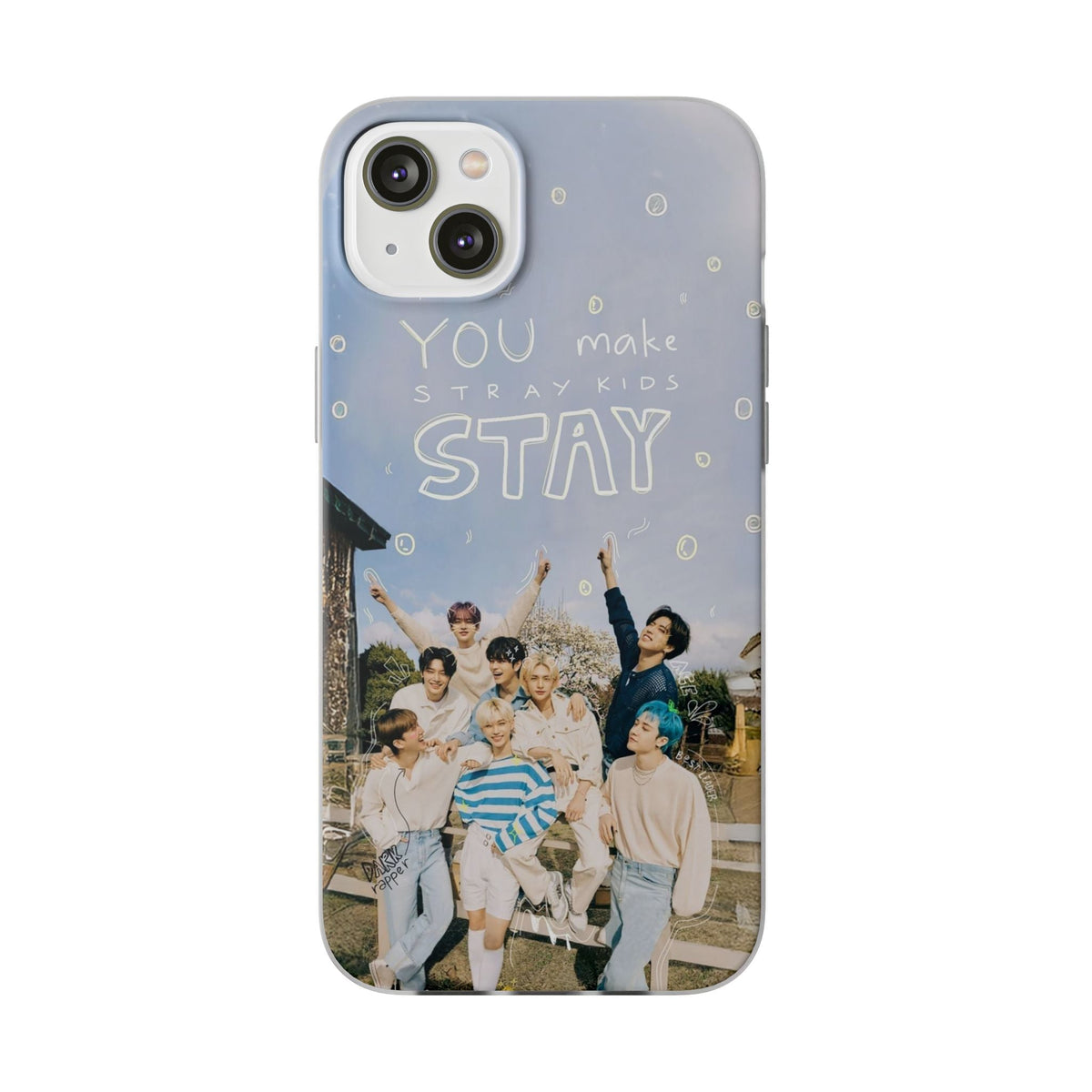 Stray Kids "You make Stray Kids Stay" Cell Phone Case - iPhone, Samsung and Custom Covers - K - Pop Phone Covers, Gifts for Fans, Stylish Cell Phone Accessories - Beyond The Shoppe