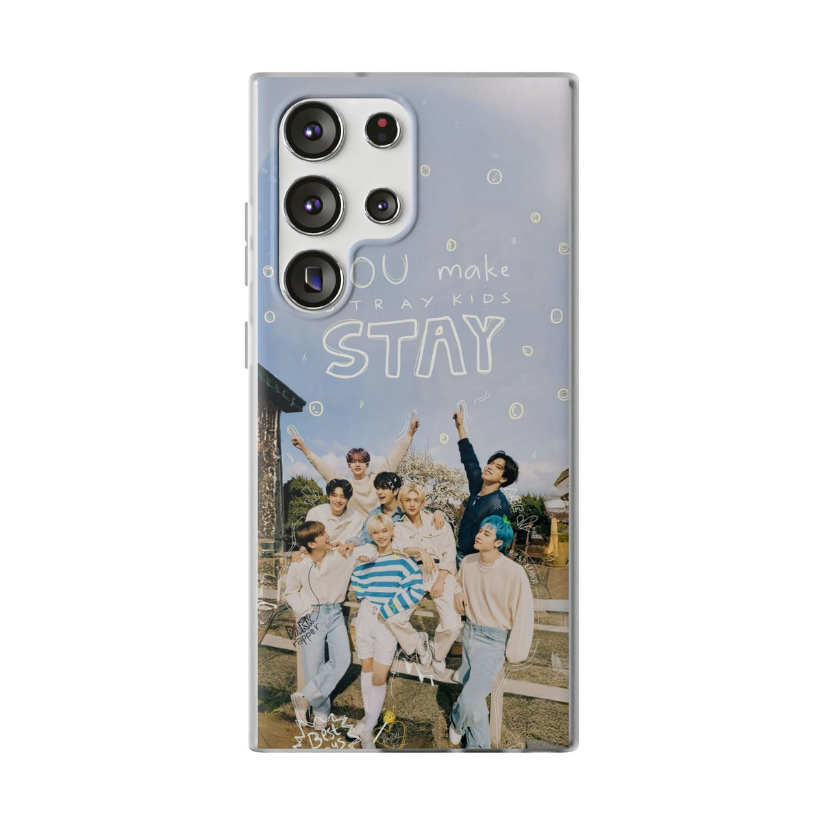 Stray Kids "You make Stray Kids Stay" Cell Phone Case - iPhone, Samsung and Custom Covers - K - Pop Phone Covers, Gifts for Fans, Stylish Cell Phone Accessories - Beyond The Shoppe