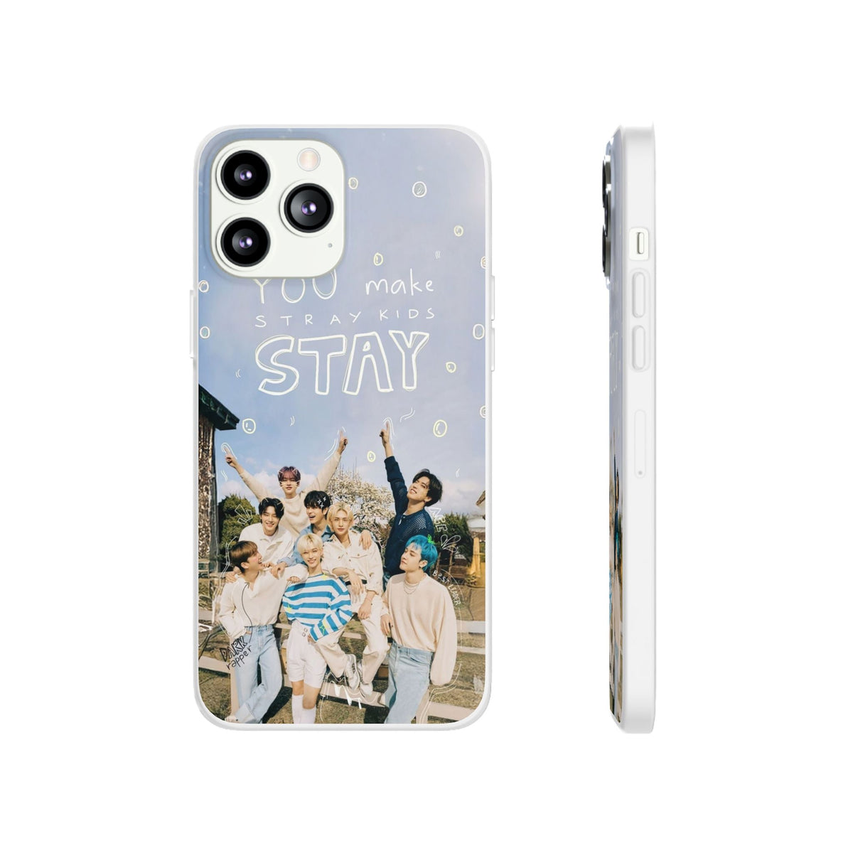 Stray Kids "You make Stray Kids Stay" Cell Phone Case - iPhone, Samsung and Custom Covers - K - Pop Phone Covers, Gifts for Fans, Stylish Cell Phone Accessories - Beyond The Shoppe