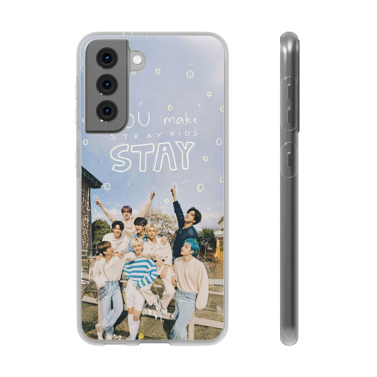 Stray Kids "You make Stray Kids Stay" Cell Phone Case - iPhone, Samsung and Custom Covers - K - Pop Phone Covers, Gifts for Fans, Stylish Cell Phone Accessories - Beyond The Shoppe