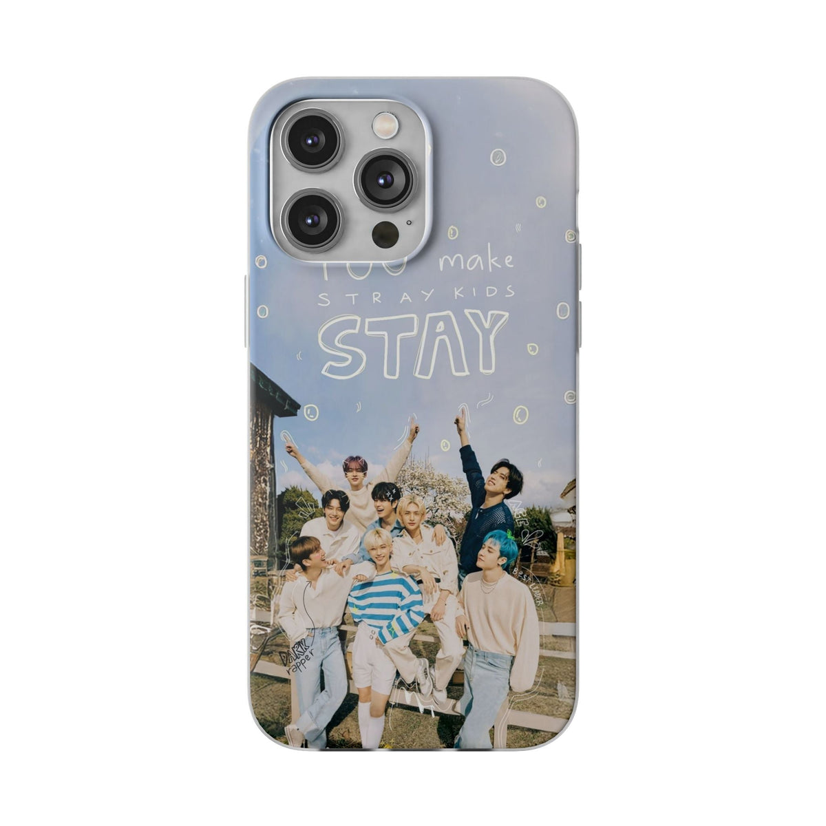 Stray Kids "You make Stray Kids Stay" Cell Phone Case - iPhone, Samsung and Custom Covers - K - Pop Phone Covers, Gifts for Fans, Stylish Cell Phone Accessories - Beyond The Shoppe