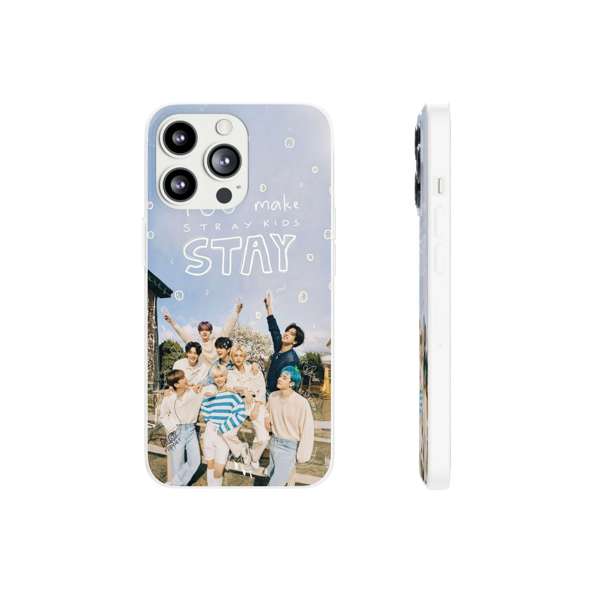 Stray Kids "You make Stray Kids Stay" Cell Phone Case - iPhone, Samsung and Custom Covers - K - Pop Phone Covers, Gifts for Fans, Stylish Cell Phone Accessories - Beyond The Shoppe