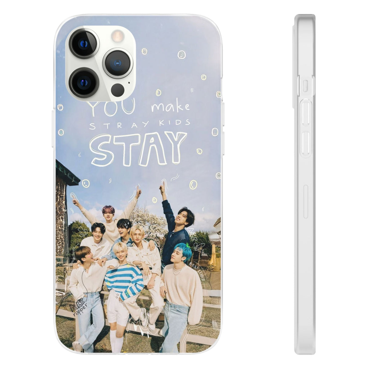 Stray Kids "You make Stray Kids Stay" Cell Phone Case - iPhone, Samsung and Custom Covers - K - Pop Phone Covers, Gifts for Fans, Stylish Cell Phone Accessories - Beyond The Shoppe