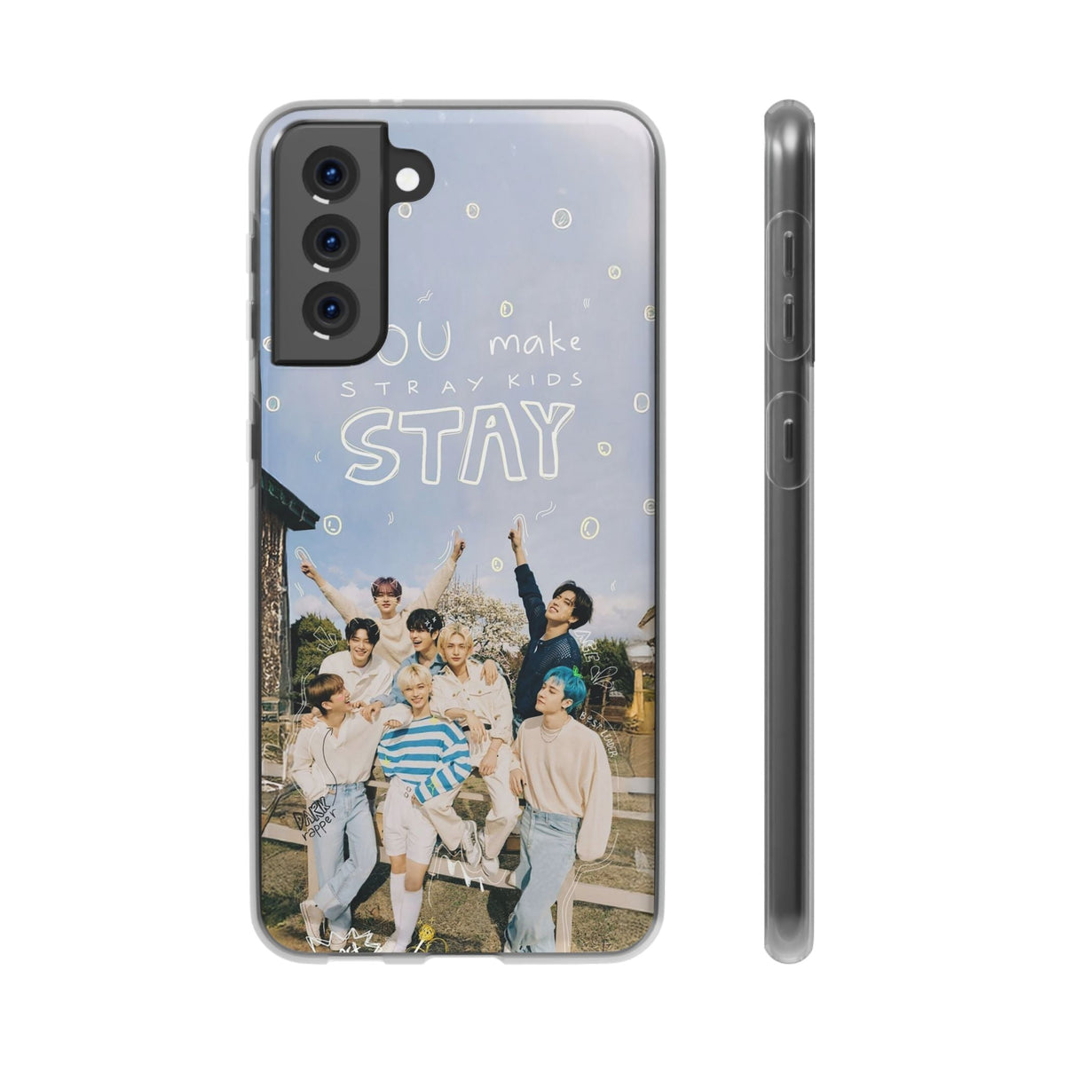 Stray Kids "You make Stray Kids Stay" Cell Phone Case - iPhone, Samsung and Custom Covers - K - Pop Phone Covers, Gifts for Fans, Stylish Cell Phone Accessories - Beyond The Shoppe