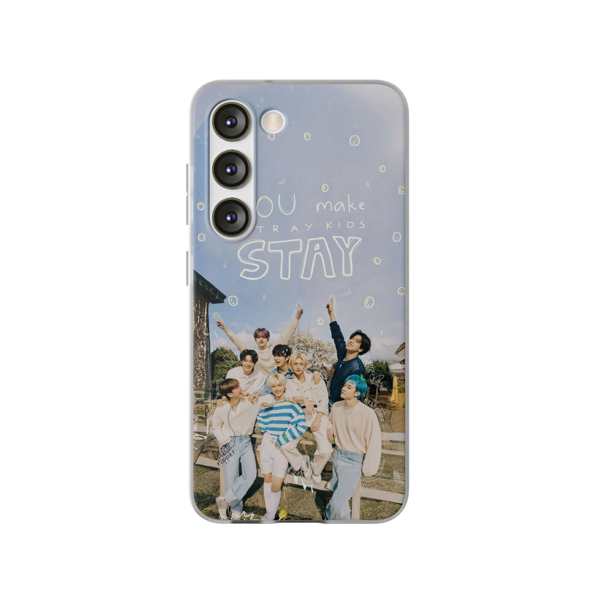Stray Kids "You make Stray Kids Stay" Cell Phone Case - iPhone, Samsung and Custom Covers - K - Pop Phone Covers, Gifts for Fans, Stylish Cell Phone Accessories - Beyond The Shoppe