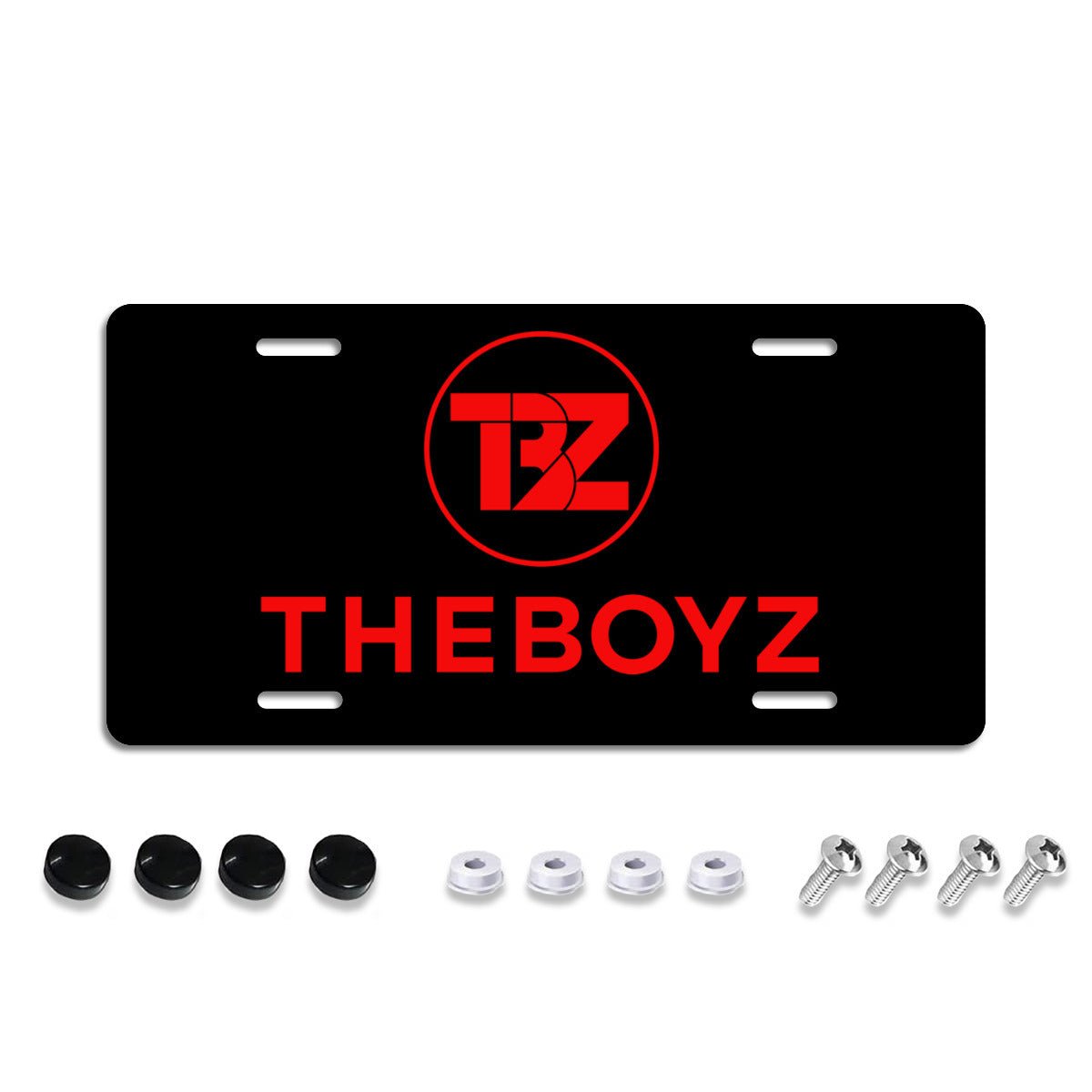 The Boys Red Logo Vanity Plate for your car - Car accessories - Beyond The Shoppe