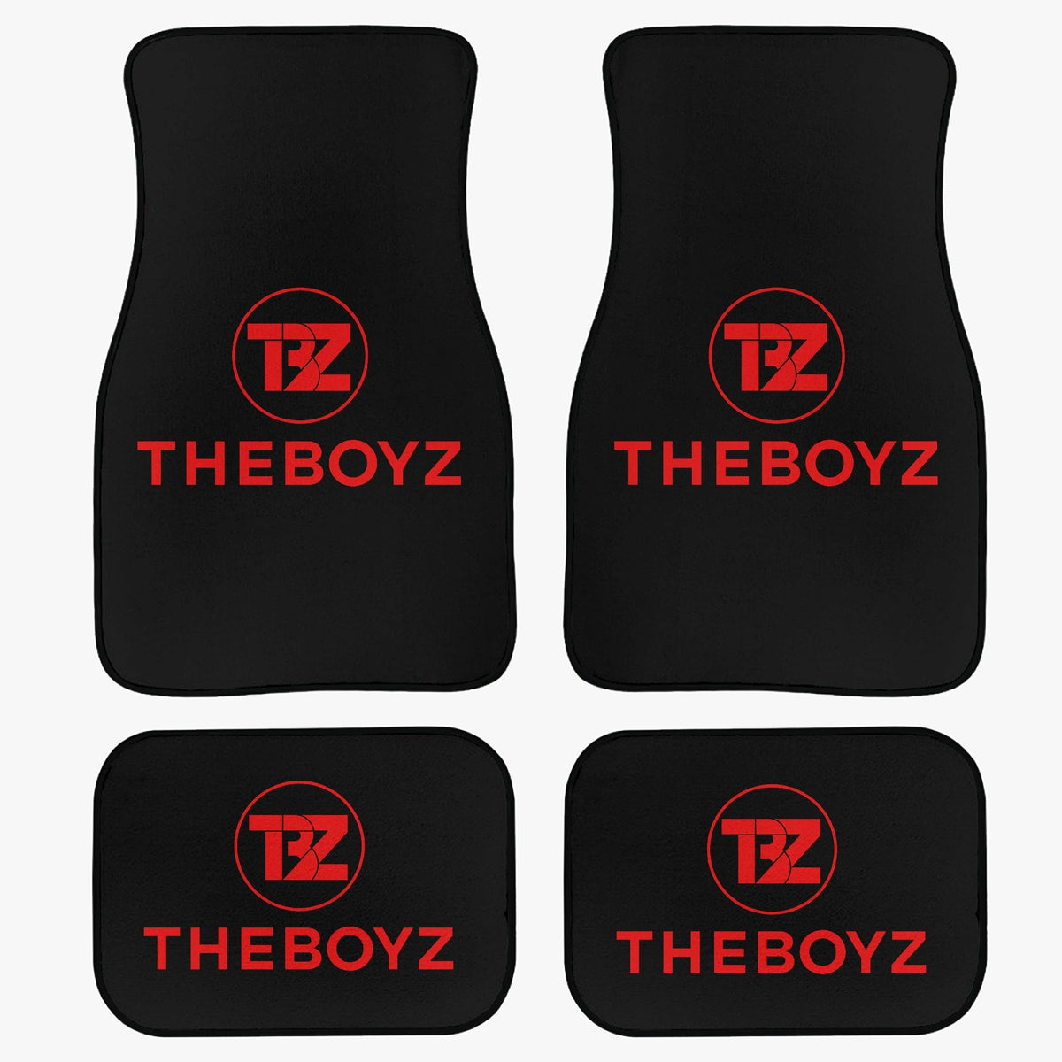 The Boyz Car Floor Mats - 4Pcs Car Floor Mats - Car Accessories - Kpop car mats - (Set of 4 - 2 Front & 2 Rear) - Beyond The Shoppe