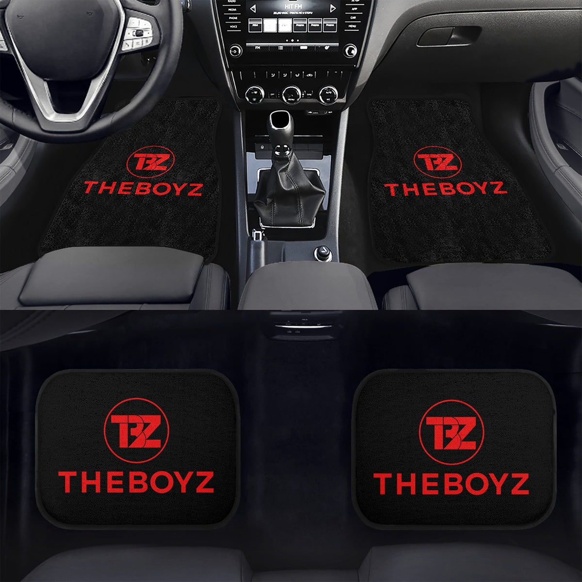 The Boyz Car Floor Mats - 4Pcs Car Floor Mats - Car Accessories - Kpop car mats - (Set of 4 - 2 Front & 2 Rear) - Beyond The Shoppe