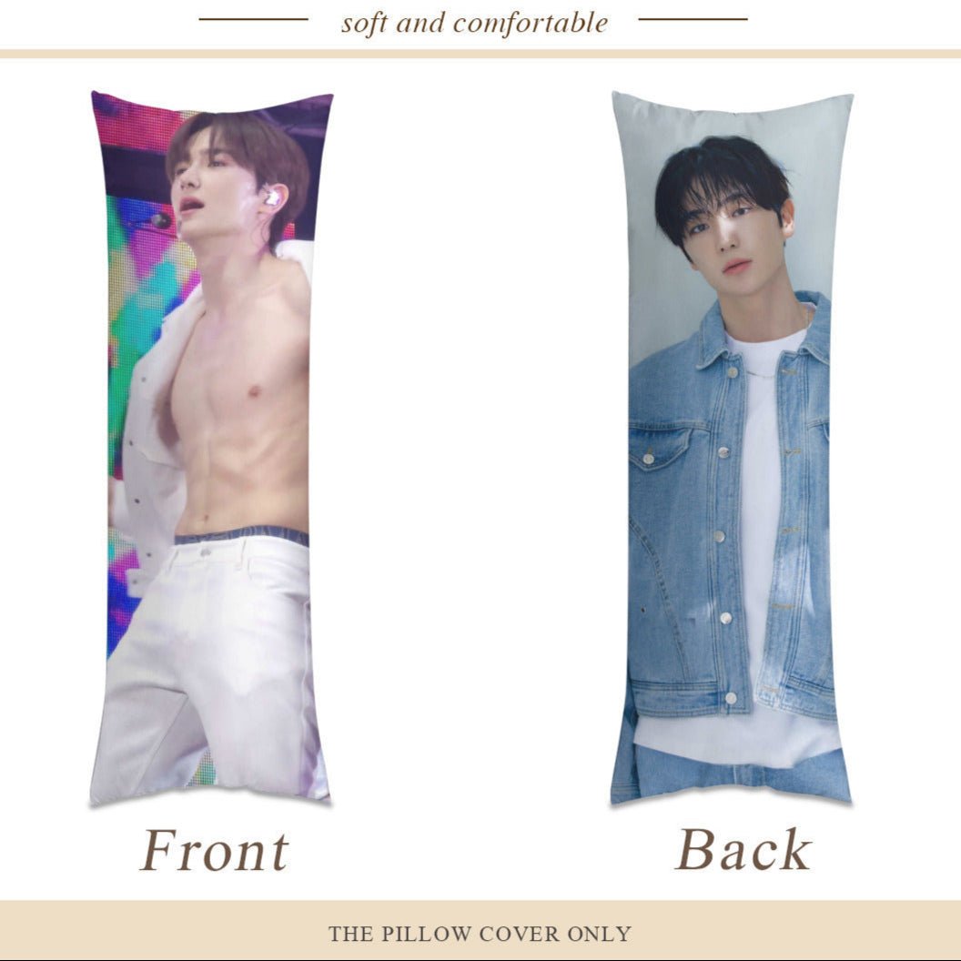 The Boyz Hyunjae Full Body Pillow Case - Double Sided Full Body Pillowcases - 3 sizes! - Beyond The Shoppe