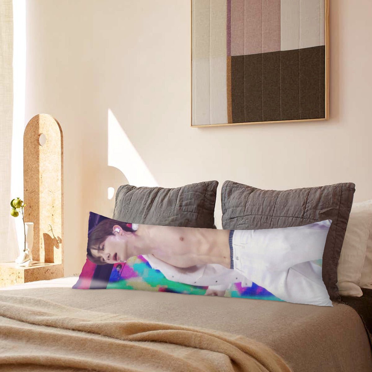 The Boyz Hyunjae Full Body Pillow Case - Double Sided Full Body Pillowcases - 3 sizes! - Beyond The Shoppe