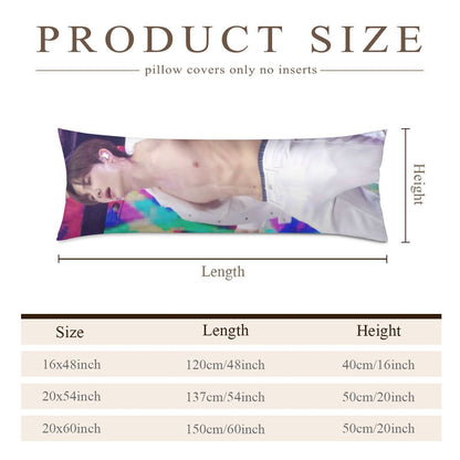 The Boyz Hyunjae Full Body Pillow Case - Double Sided Full Body Pillowcases - 3 sizes! - Beyond The Shoppe