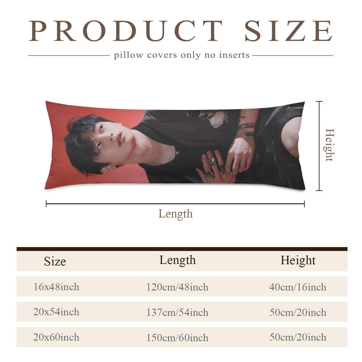 The Boyz Juyeon Full Body Pillow Case - Double Sided Full Body Pillowcases - 3 sizes! - Beyond The Shoppe