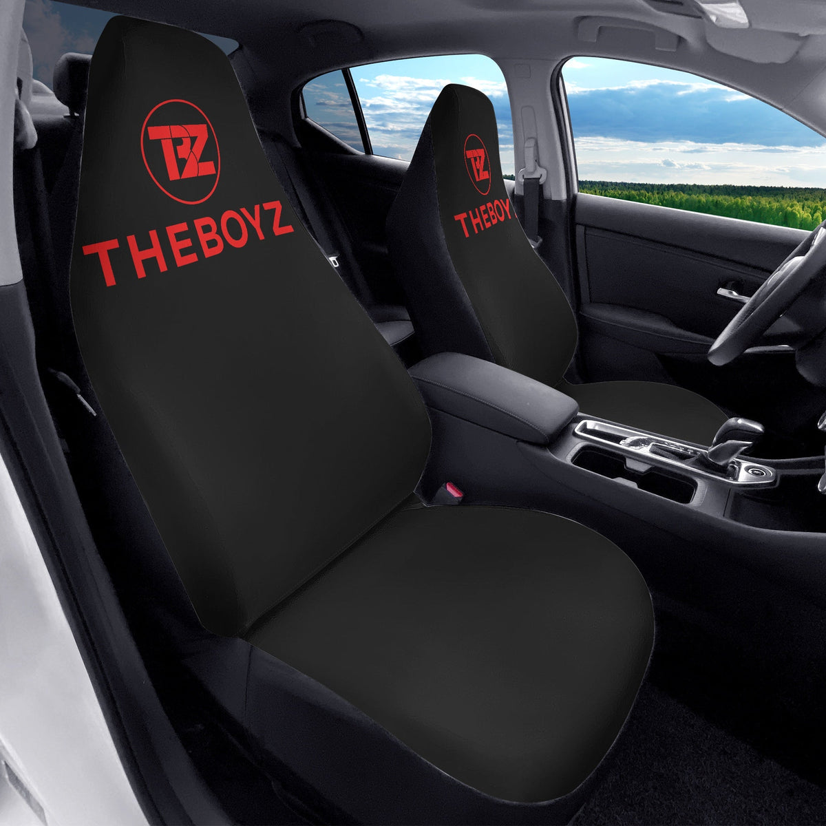 The Boyz Microfiber Car Seat Covers - 2Pcs Car Seat Microfiber Covers - Set of 2 - KPop car accessories - Beyond The Shoppe