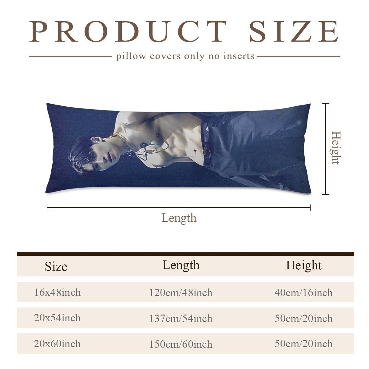 The Boyz Sangyeon Full Body Pillow Case - Double Sided Full Body Pillowcases - 3 sizes! - Beyond The Shoppe