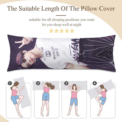 The Boyz Sunwoo Full Body Pillow Case - Double Sided Full Body Pillowcases - 3 sizes! - Beyond The Shoppe