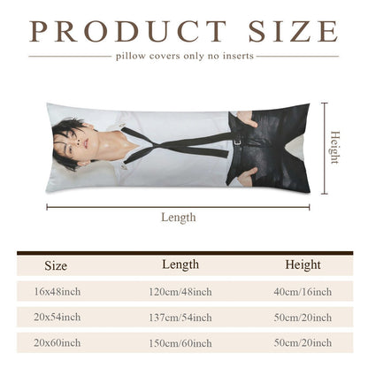 The Boyz Younghoon Full Body Pillow Case - Double Sided Full Body Pillowcases - 3 sizes! - Beyond The Shoppe