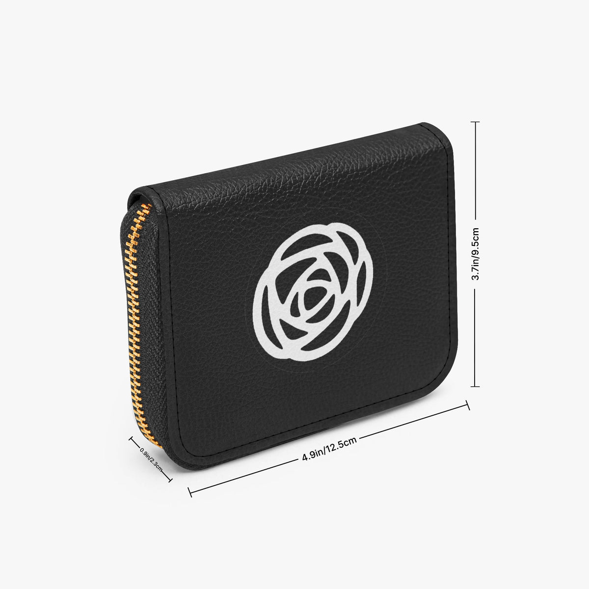 The Rose - Black Rose Bifold Zipper Wallet K - Pop Merchandise - Great gift! - Beyond The Shoppe