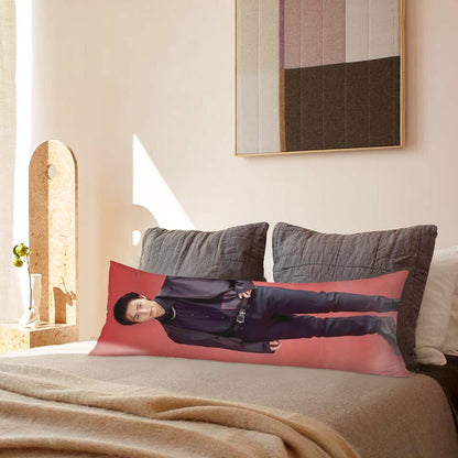 The Rose Kim Woosung Full Body Pillow Case - Double Sided with two different photos full body pillowcases - 3 sizes! Great Kpop gift idea! - Beyond The Shoppe