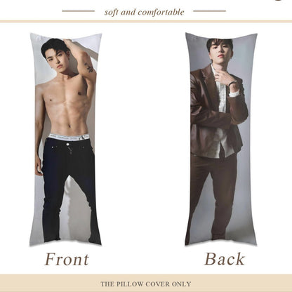 The Rose Lee Hajoon Full Body Pillow Case - Double Sided with two different photos full body pillowcases - 3 sizes! Great Kpop gift idea! - Beyond The Shoppe