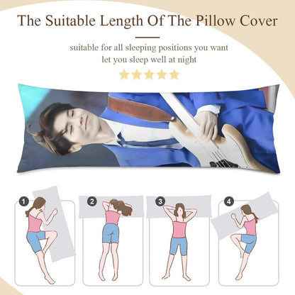 The Rose Lee Jaehyeong Full Body Pillow Case - Double Sided with two different photos full body pillowcases - 3 sizes! Great gift idea! - Beyond The Shoppe