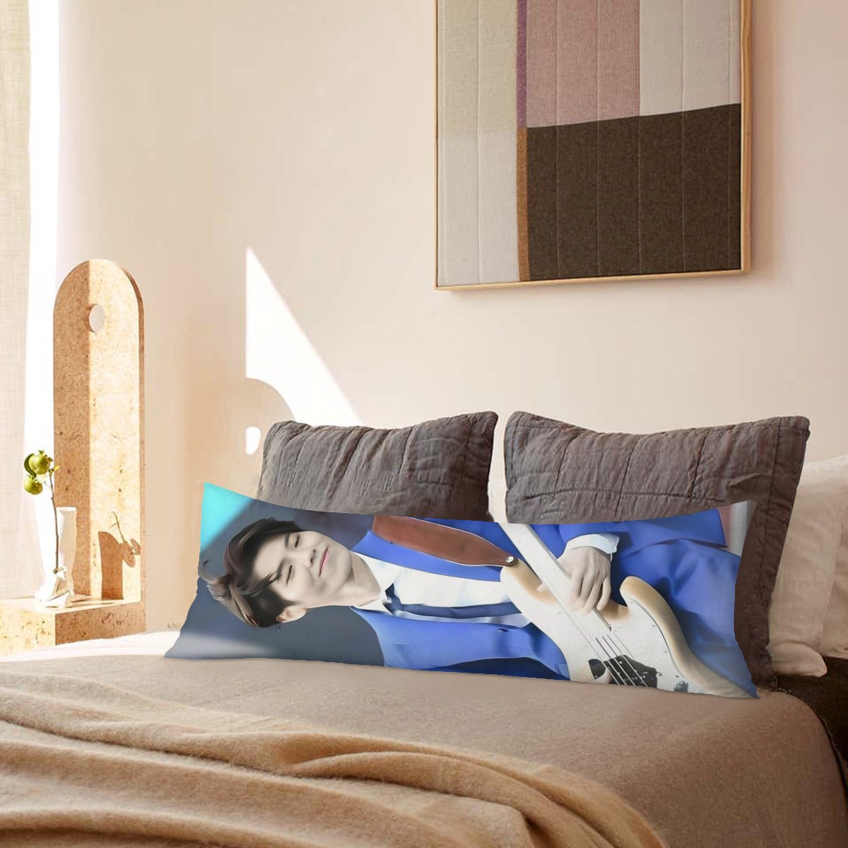 The Rose Lee Jaehyeong Full Body Pillow Case - Double Sided with two different photos full body pillowcases - 3 sizes! Great gift idea! - Beyond The Shoppe