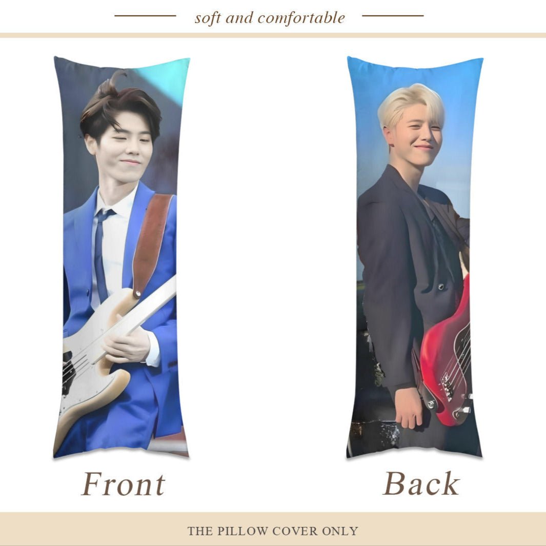 The Rose Lee Jaehyeong Full Body Pillow Case - Double Sided with two different photos full body pillowcases - 3 sizes! Great gift idea! - Beyond The Shoppe