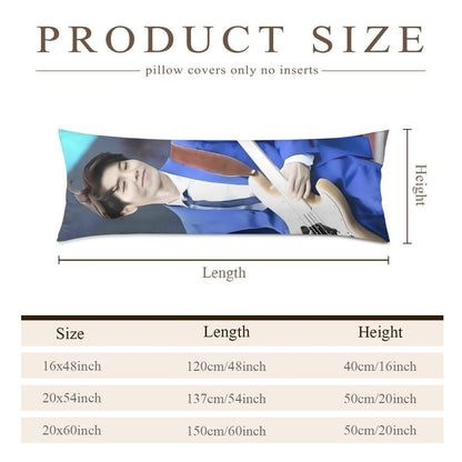 The Rose Lee Jaehyeong Full Body Pillow Case - Double Sided with two different photos full body pillowcases - 3 sizes! Great gift idea! - Beyond The Shoppe